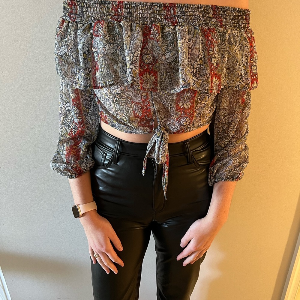 Band of Gypsies Off the Shoulder Long Sleeve